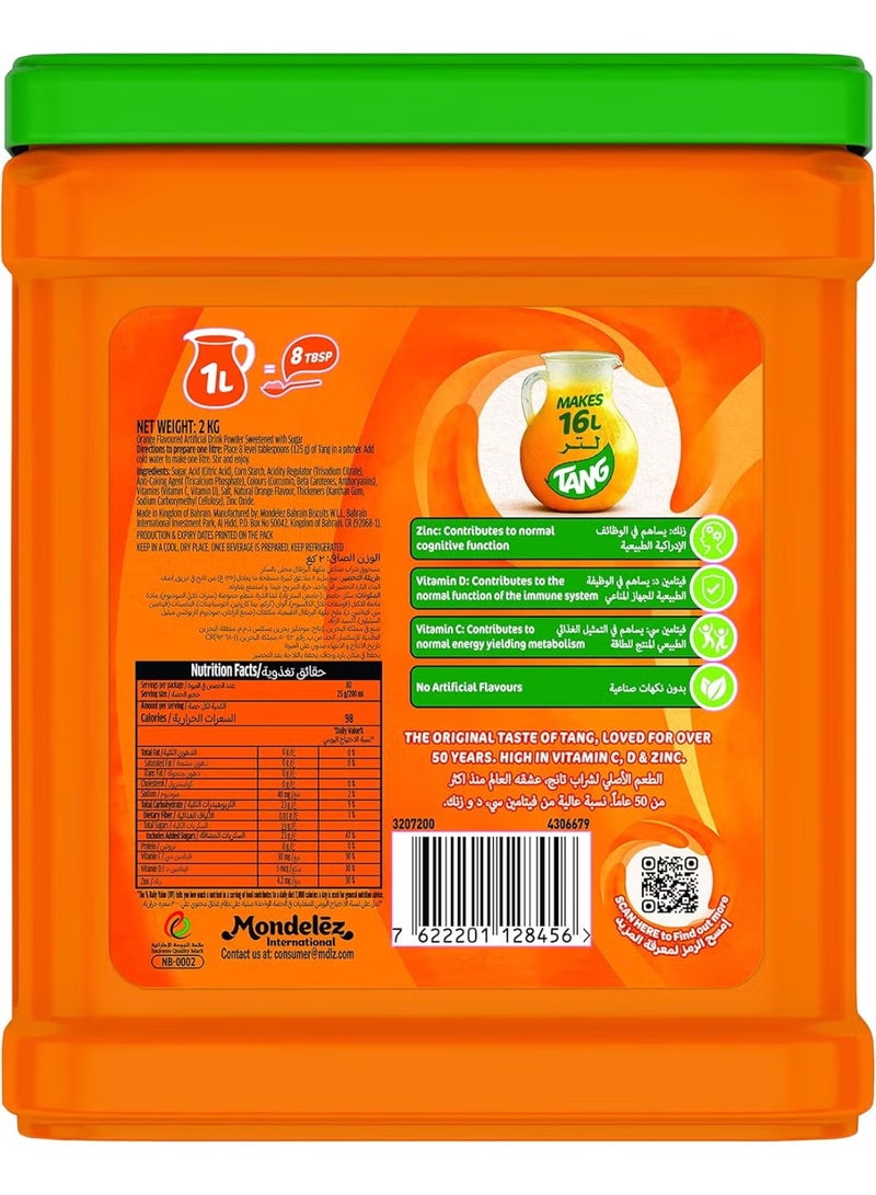 Tang Orange Drink Powder 2kg × 6 Pack – Refreshing Instant Fruit Beverage - Image 3